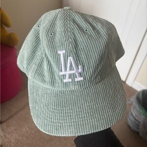 LA Green Corduroy Cap